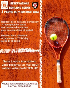 Post Instagram Cours de tennis Simple Photo Typographie Orange